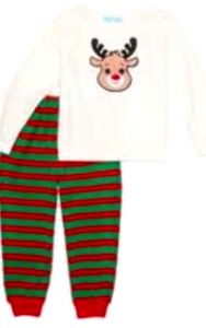 Girls Reindeer Pajamas